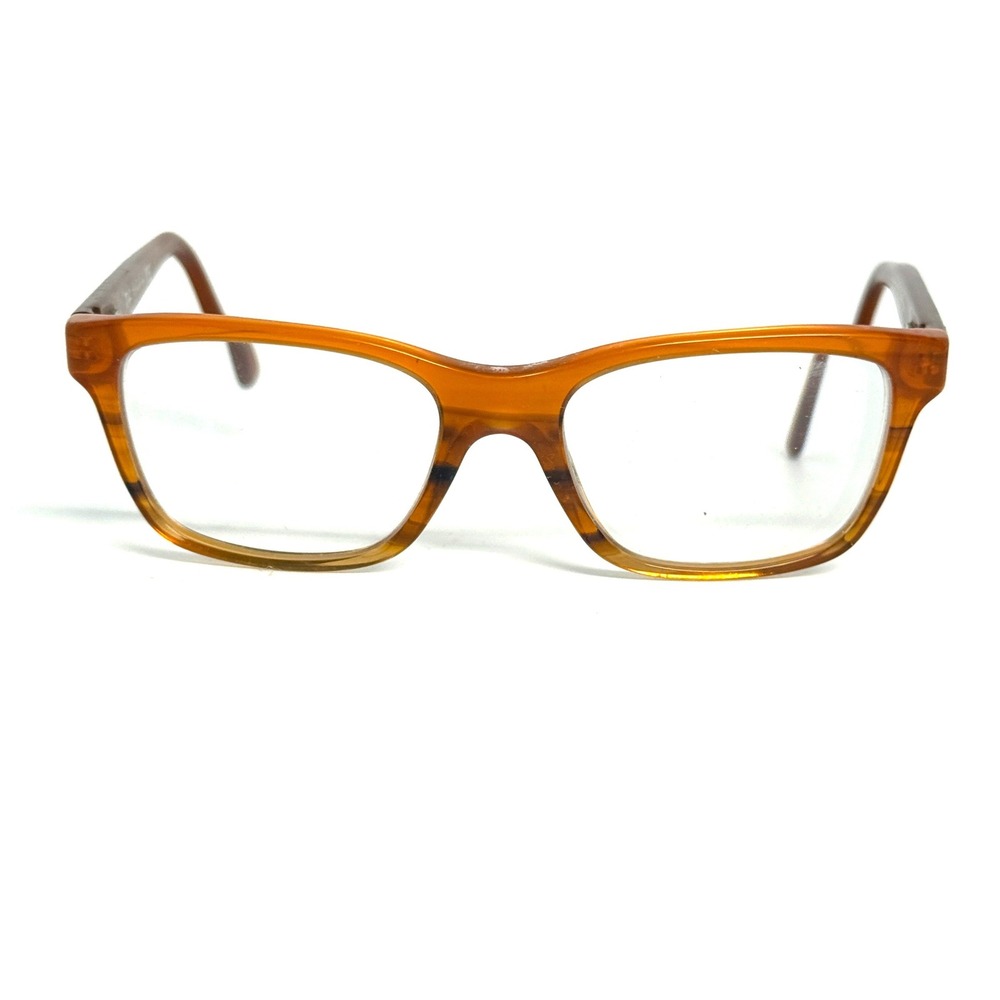 Ray-Ban RB 1536 3732 Eyeglasses Frames Amber Brown Rectangle 48-16-130